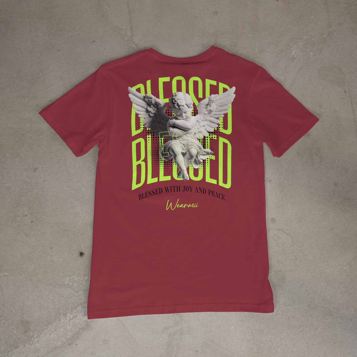 Blessed Angel (green & black)